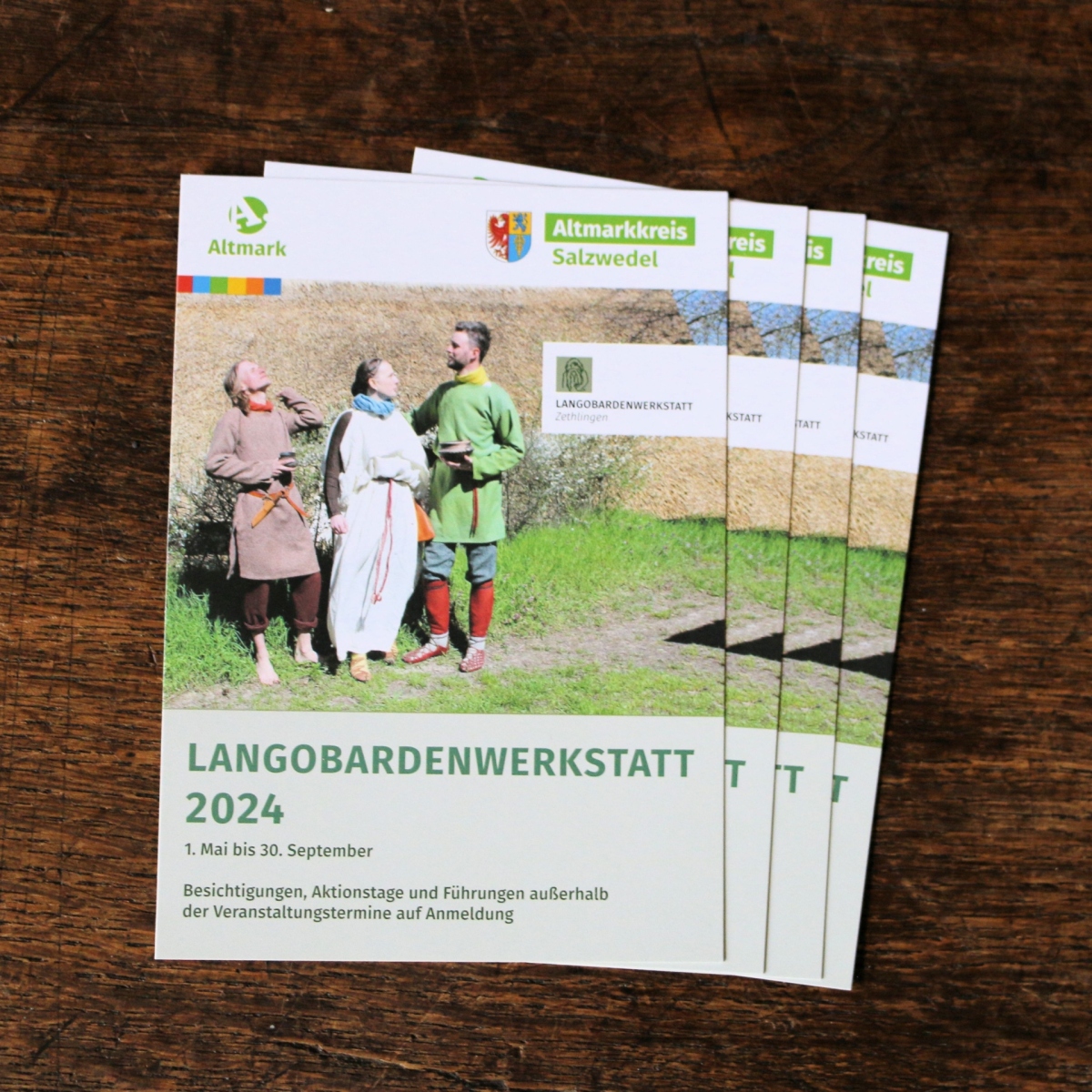 Veranstaltungsflyer Langobardenwerkstatt 2024
